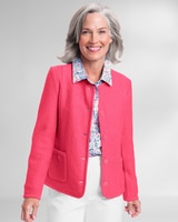 Boiled Wool Patch-Pocket Cardigan thumbnail number 1