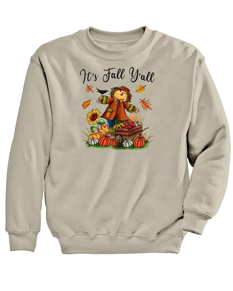 Fall Y'All Graphic Sweatshirt image number 1