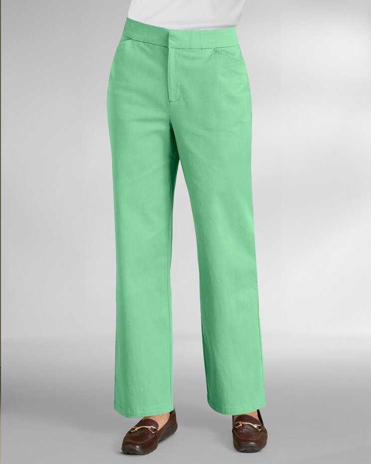 Dennisport Comfort-Waist Relaxed Straight Leg Chinos image number 1