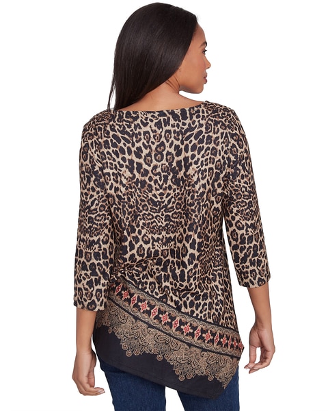 Ruby Rd® Cozy Season Knit Paisley Top