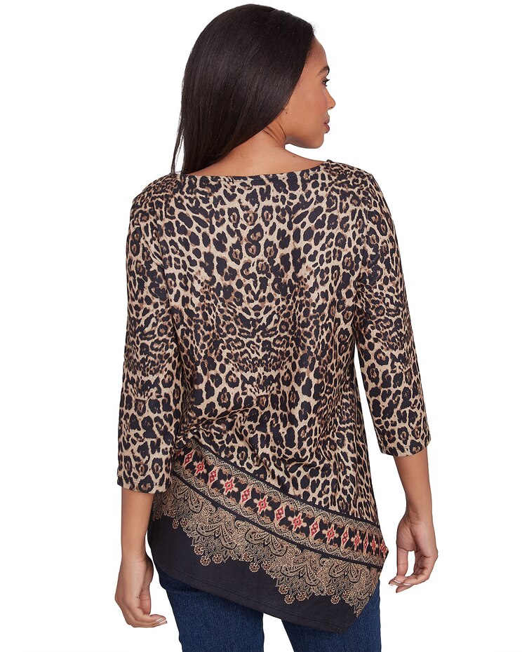 Ruby Rd® Cozy Season Knit Paisley Top image number 2