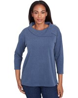 Ruby Rd® Casual Luxe Knit Luxerib Pullover thumbnail number 1