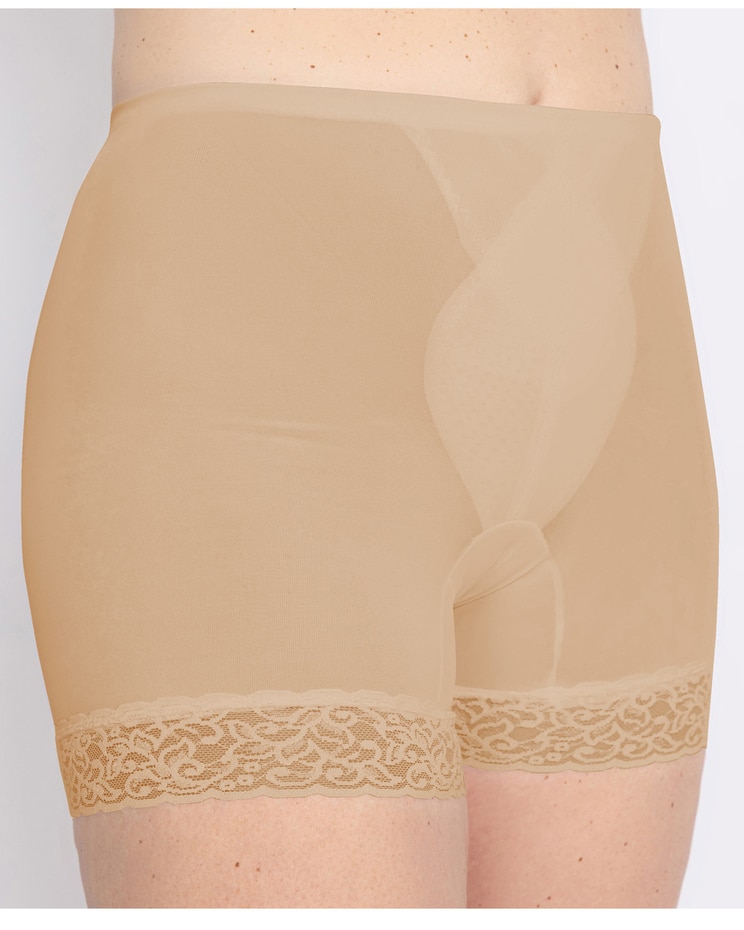 Instant Shaping Long Leg Firm Control Shaper with Lace image number 1