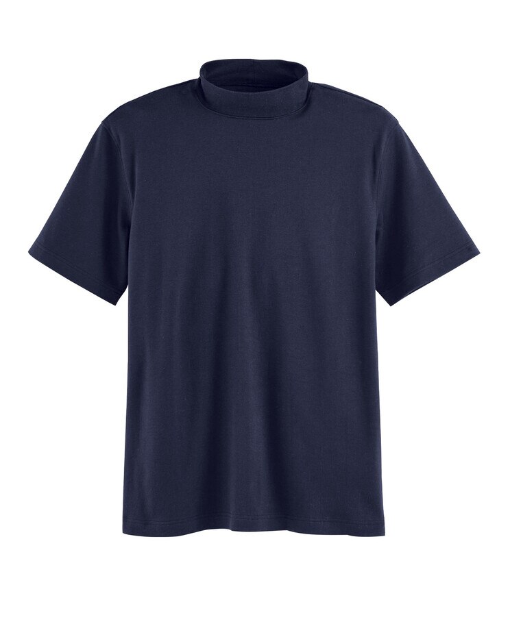 mock neck t shirt mens
