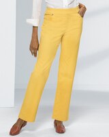 DreamFlex Color Pull-On Relaxed Straight Leg Jeans thumbnail number 1