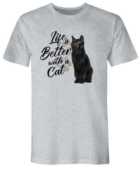 Life Better Cat Graphic Tee