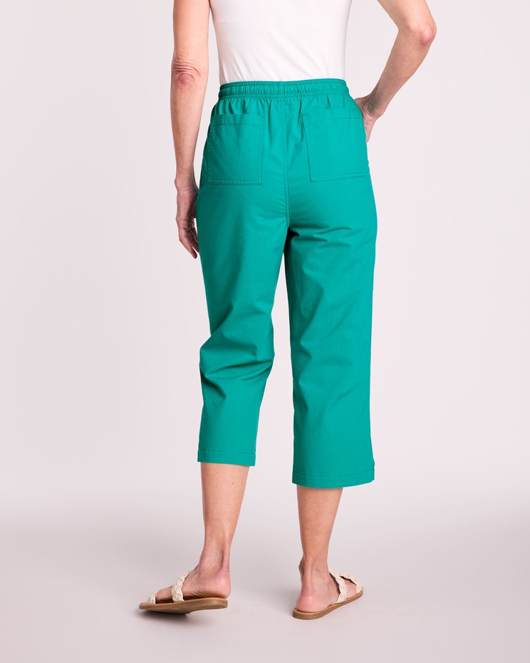 Drawstring Capris image number 3