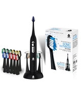 Sonic Rechargeable Toothbrush W/ 12 Brush Heads Included thumbnail number 1