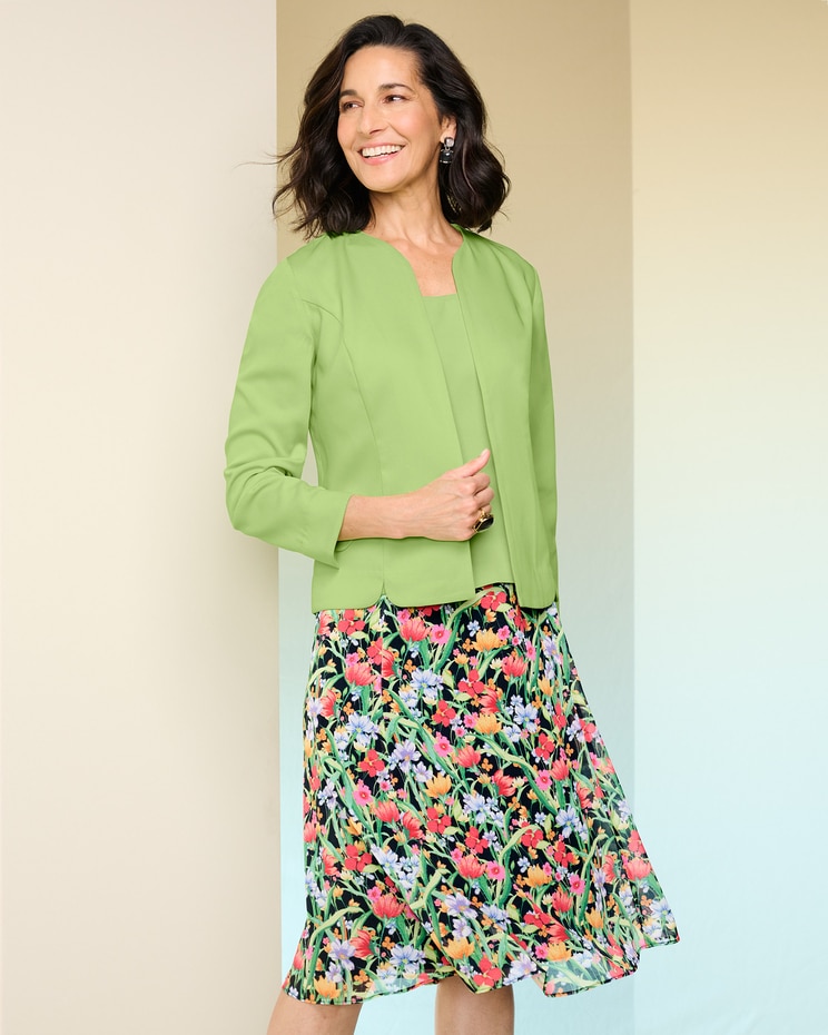 3-Piece Botanical Skirt Set image number 1