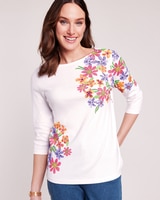 Essential Knit Boat Neck Top thumbnail number 1