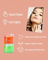 Pursonic Touchscreen LED Vanity Mirror and Luxurious Gel & Mud Face Mask Set thumbnail number 2
