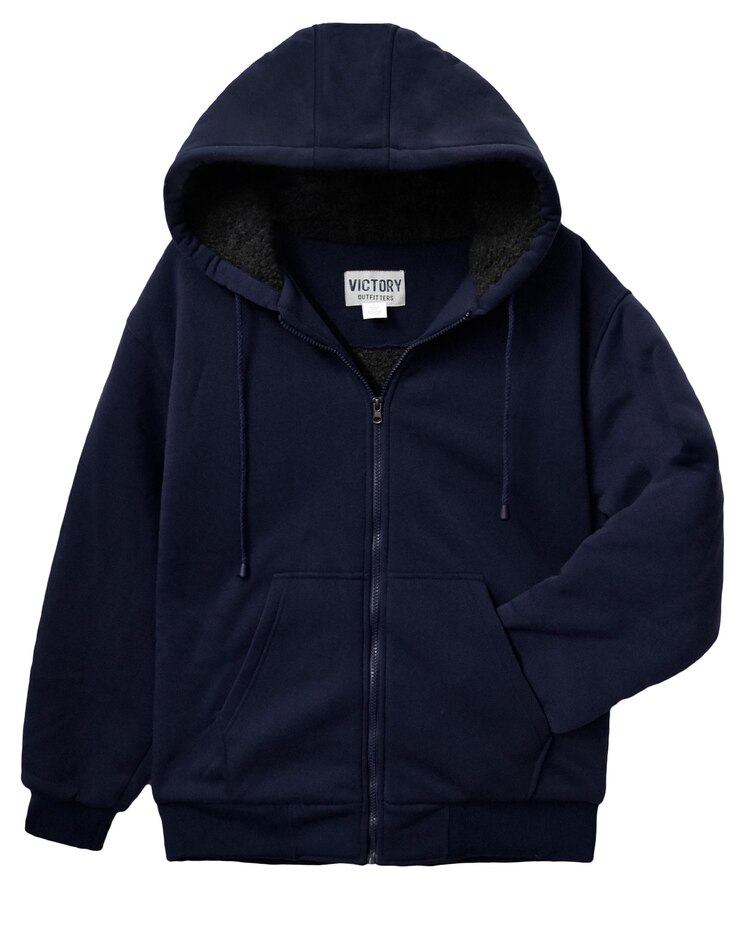 Victory Men's Sherpa Lined Heavy Weight Hoodie image number 1