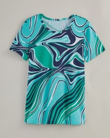 Haband Swirl Print Tee thumbnail number 2