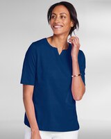 Prima™ Cotton Solid Notched-V Tee thumbnail number 1