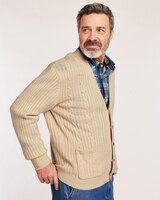 John Blair® Cable Front Cardigan thumbnail number 2