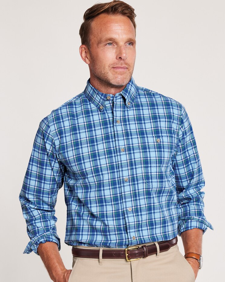 Wrangler® Wrinkle-Resistant Long-Sleeve Shirt image number 1