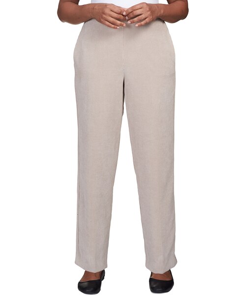Alfred Dunner® St.Moritz Corduroy Regular Fit Short Length Pant