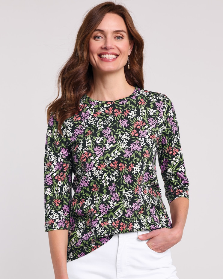 Three-Quarter Sleeve Anytime Tee image number 1