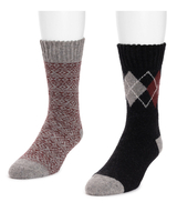 MUK LUKS® Wool Blend Boot Socks - 2PK thumbnail number 2