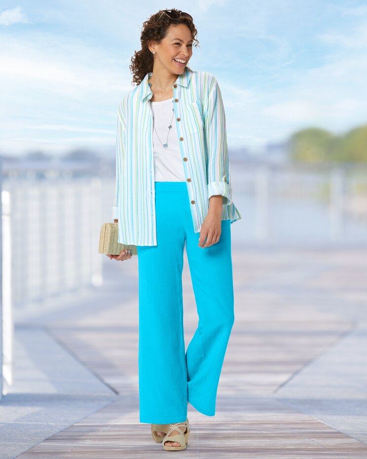 Nantucket Cotton Stripe Shirt image number 3