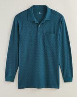 John Blair Long-Sleeve Piqué Polo thumbnail number 1