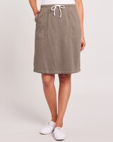 Knit Drawstring Skort thumbnail number 1