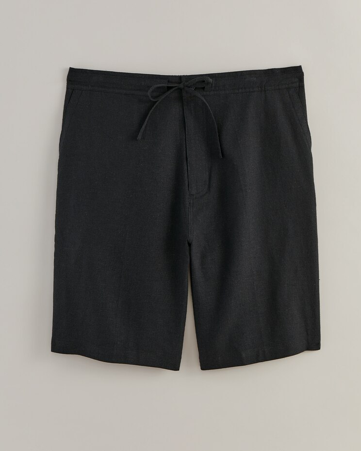John Blair® Relaxed-Fit Linen Blend Drawstring Shorts image number 2