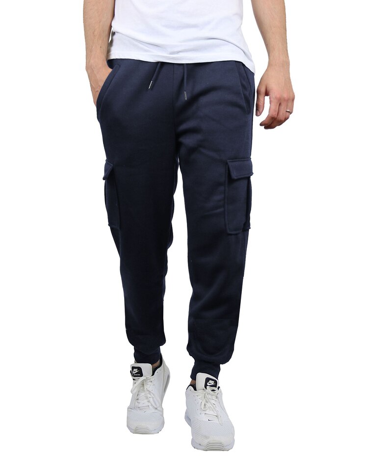 Blue Ice  Men's Heavyweight Fleece-Lined Cargo Jogger Sweatpants image number 1