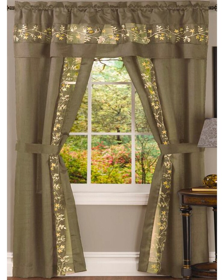 Fairfield 5 Piece window Curtain Set image number 1