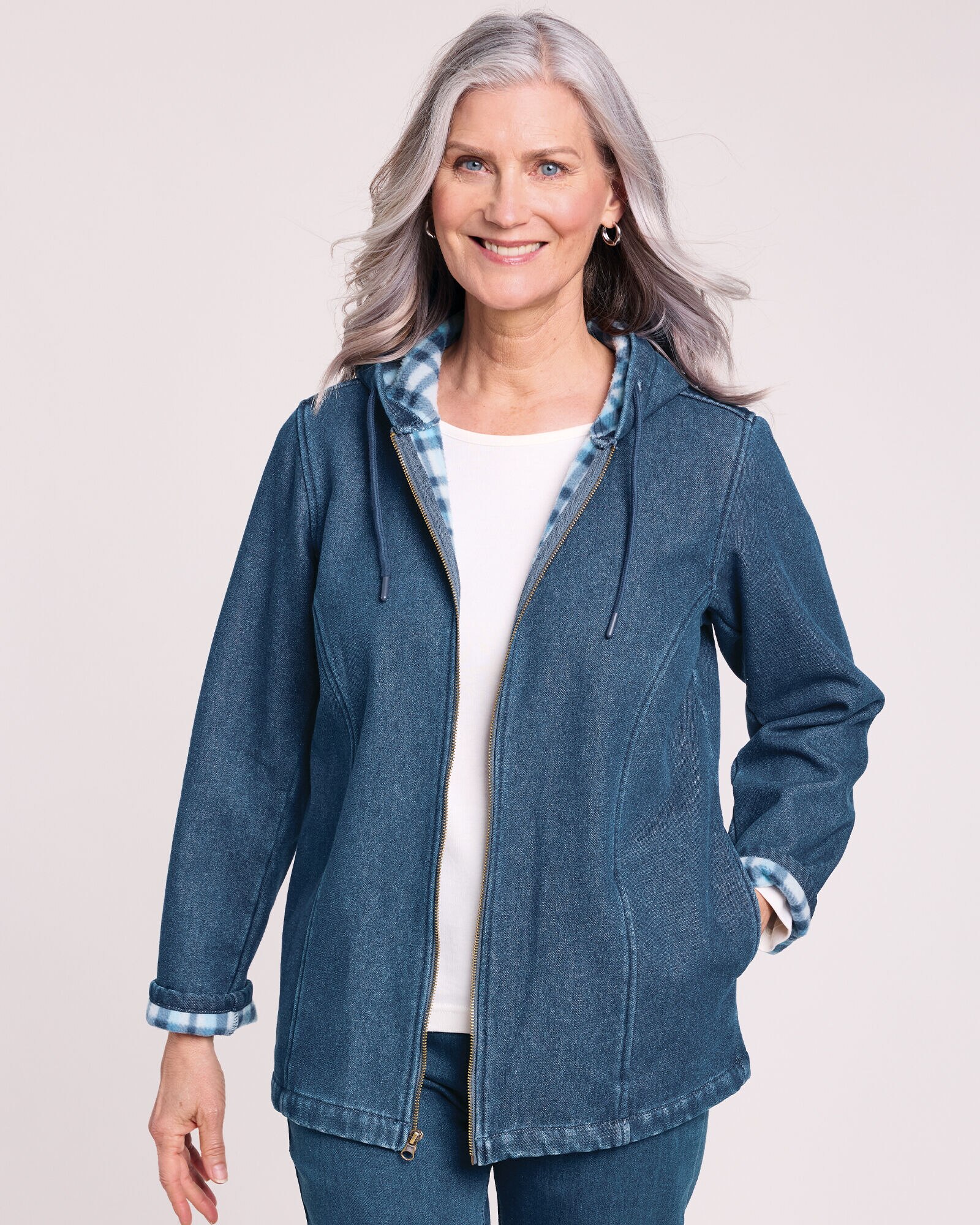 DenimEase Fleece Lined Jacket