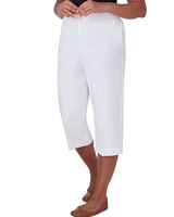 Alfred Dunner® Charleston Textured Zig Zag Capri with Pockets thumbnail number 3