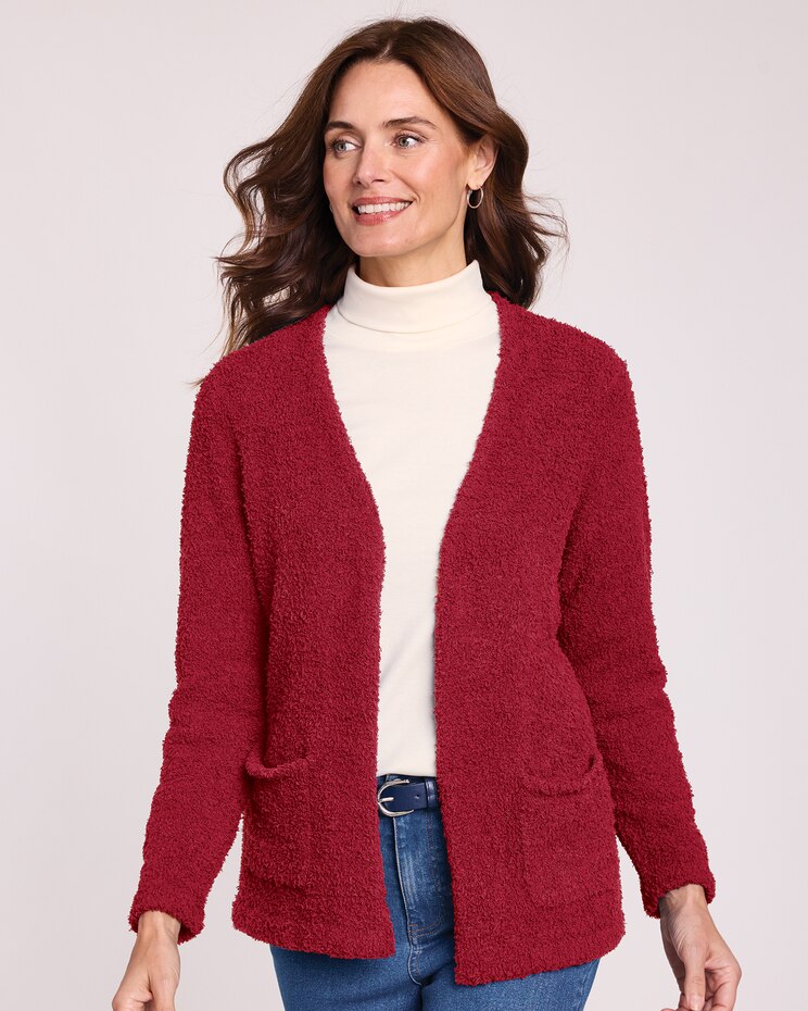 Teddy Cardigan Sweater image number 1