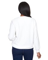 Alfred Dunner® Spliced Quilted Pull On Crew Neck thumbnail number 8