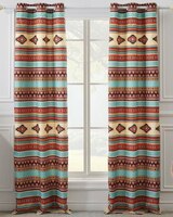 Greenland Home Fashions Red Rock Panel Pair thumbnail number 1