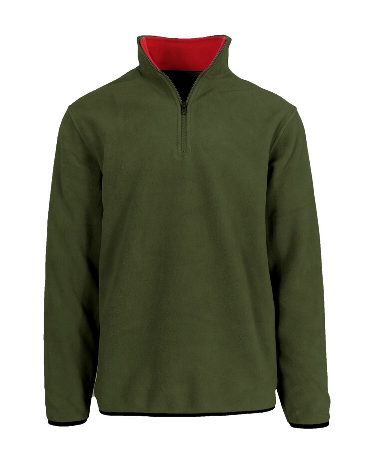 Stone Mountain Polar Fleece Pullover Quarter Zip Sweater image number 1
