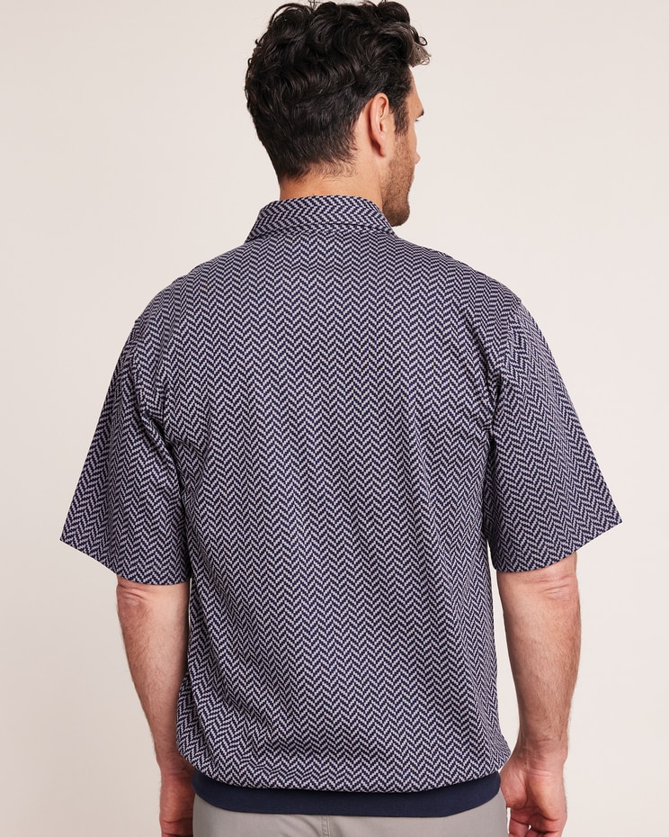 John Blair Short-Sleeve Banded-Bottom Polo image number 4