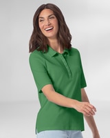 Essential Cotton Elbow-Sleeve Polo thumbnail number 1
