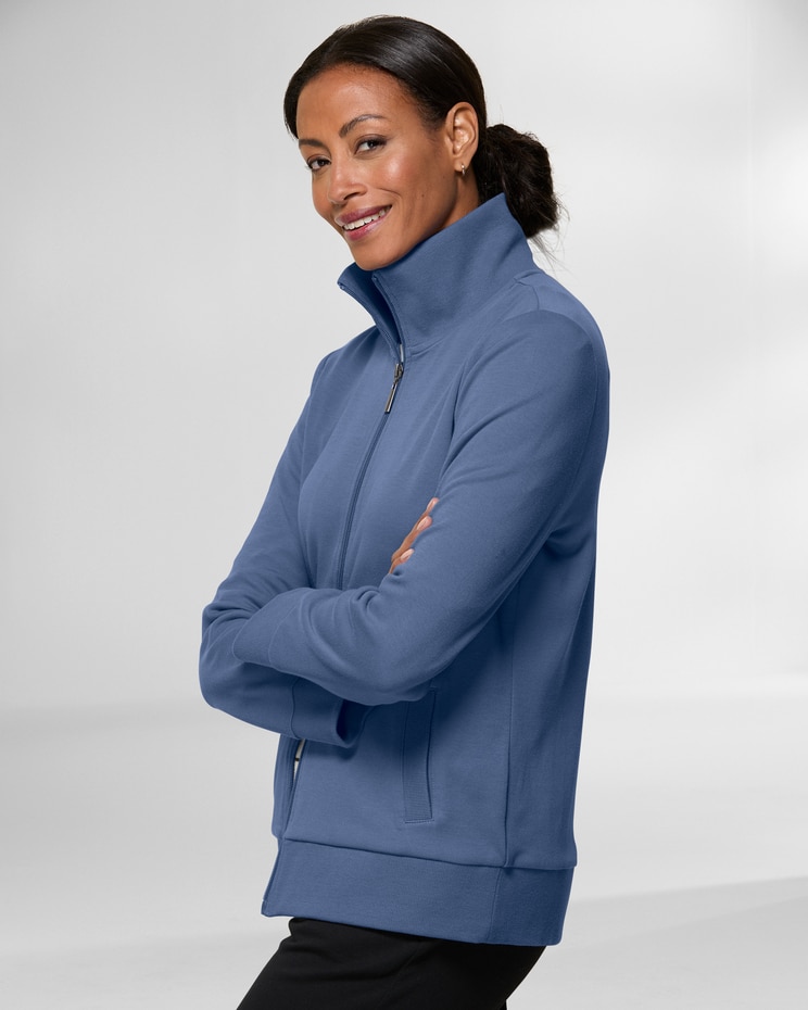 Candace Everyday Knit Zip Jacket image number 4