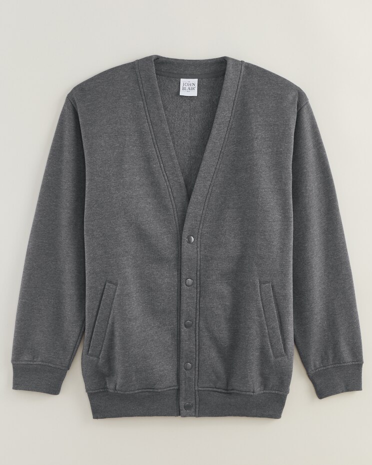 John Blair® Supreme Fleece Cardigan image number 2