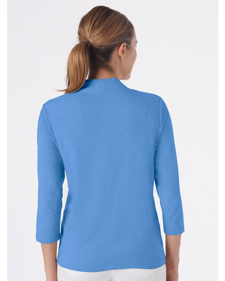 Prima™ Cotton Solid Narrow-V Tee image number 2