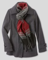 London Fog Wool Scarf Coat thumbnail number 1