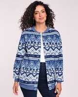 Scandia Fleece Print Snap Jacket thumbnail number 1