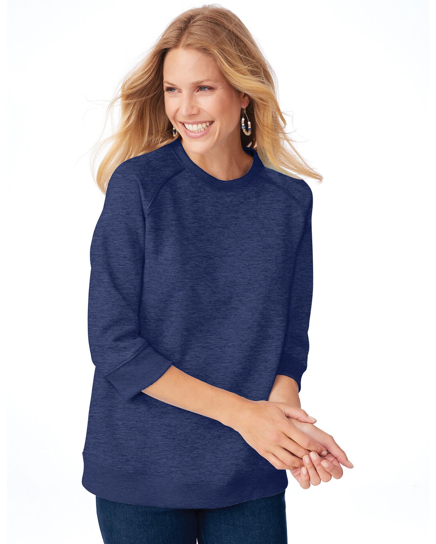 Better Than Basic Heathered Sweatshirt Blair