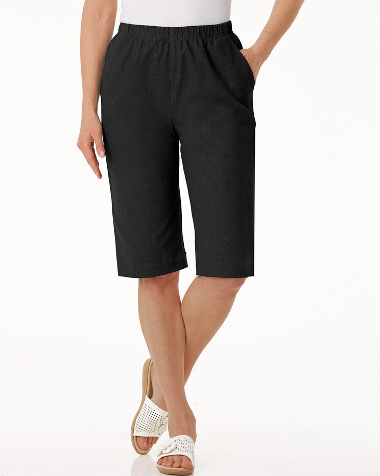Haband Women's Modern-Fit No-Fuss Stretch Shorts image number 1