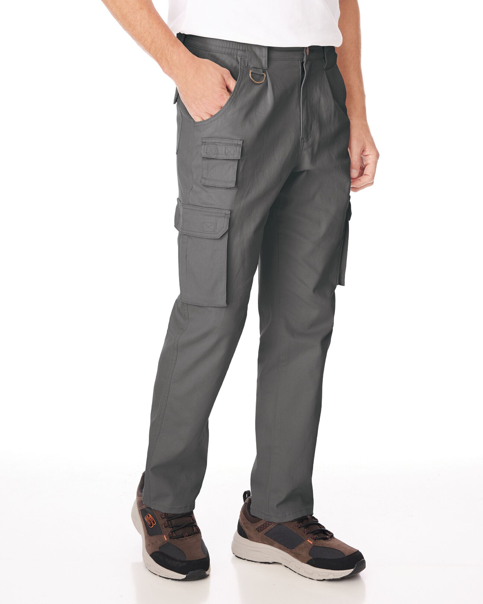 JohnBlairFlex Relaxed Fit Side Elastic Cargo Pants Blair