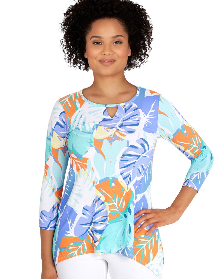 Ruby Rd® Tropical Top image number 1
