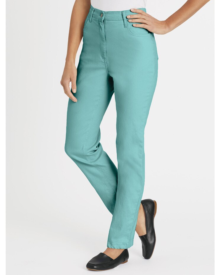 Women's Back-Elastic Jeans image number 1