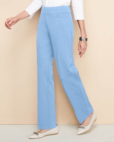 Slimtacular® Ponte Straight-Leg Pants