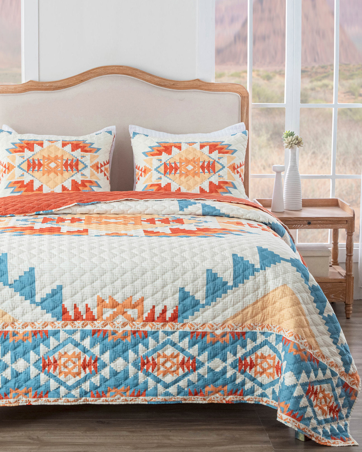 Greenland Home Fashions Horizon Quilt Set image number 1