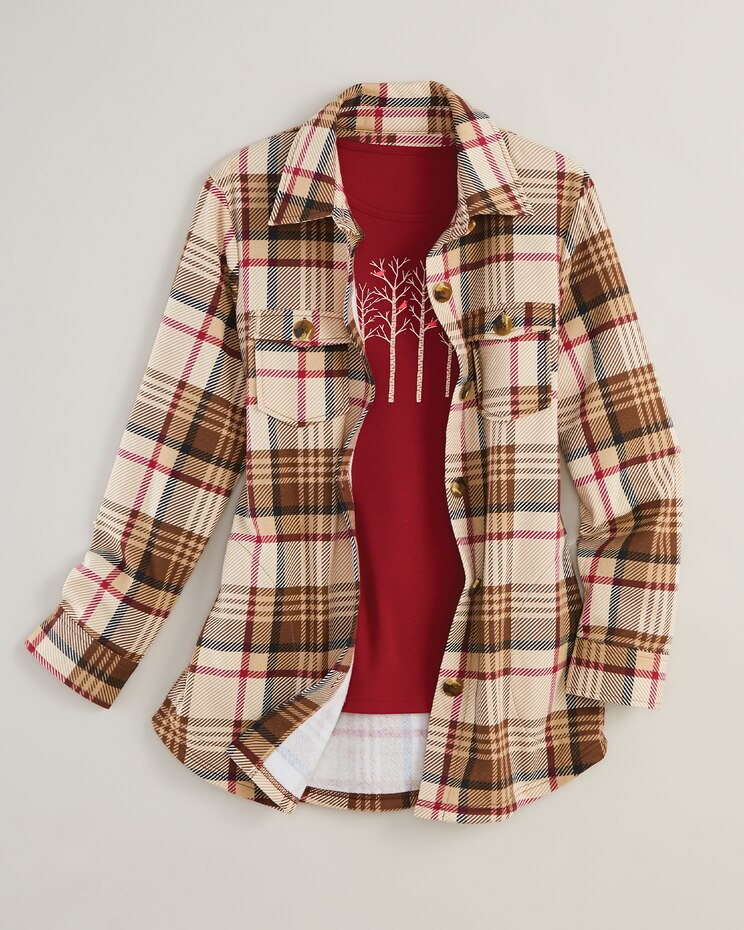 Better-Than-Basic Fleece Shirt Jacket image number 5